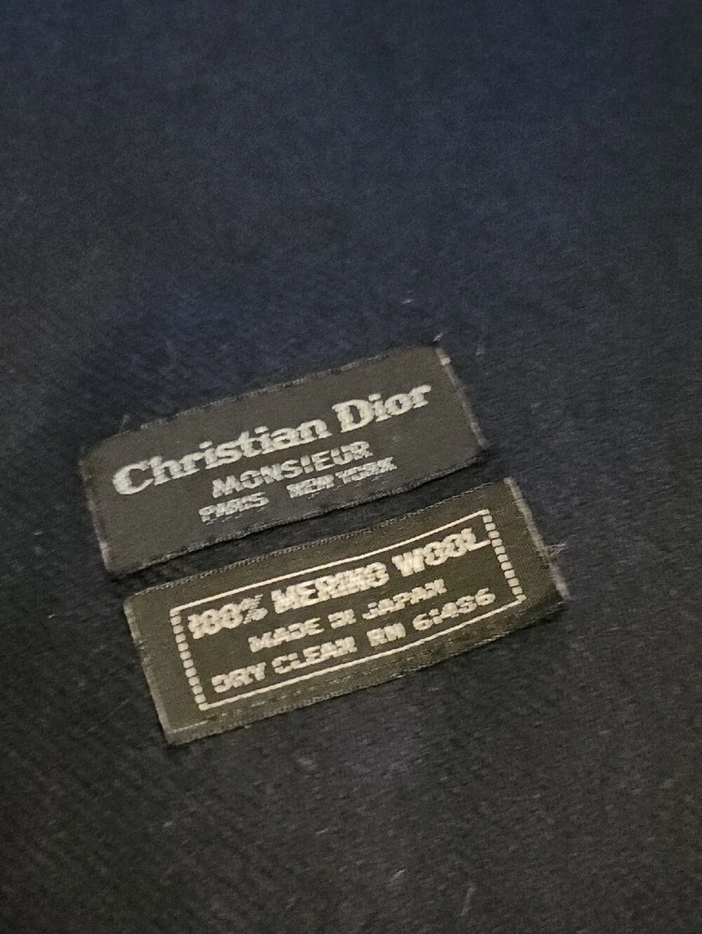 Vintage Chistian Dior Wool Scarf